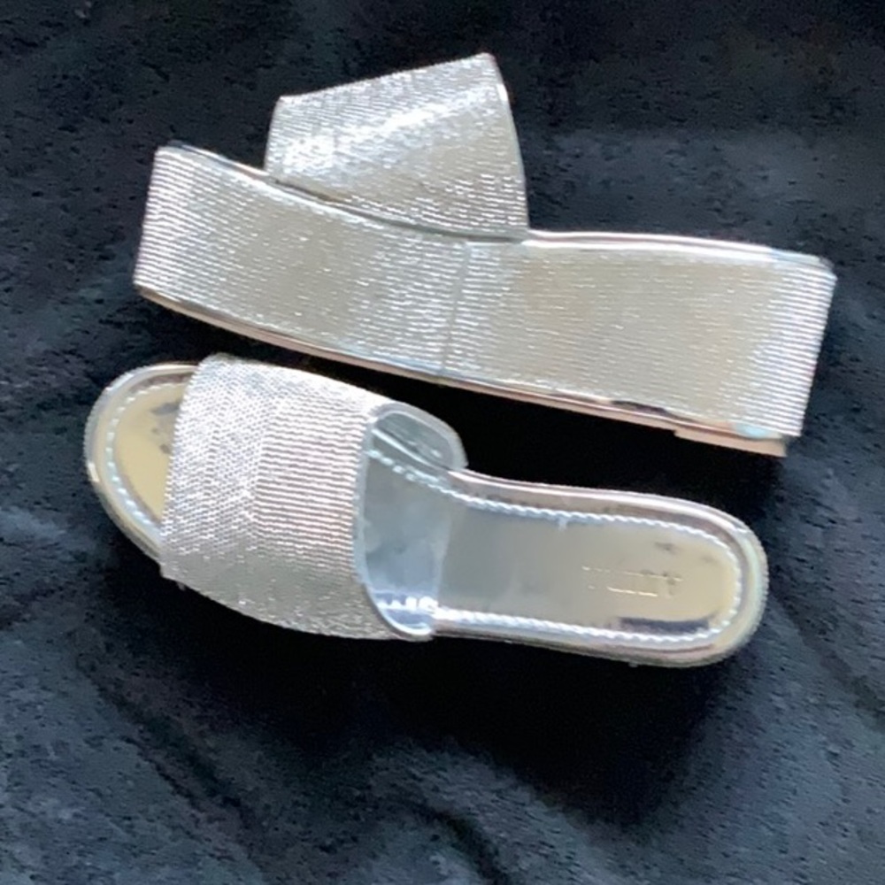 Silver Wedge Slide-one - Picture 2 of 5